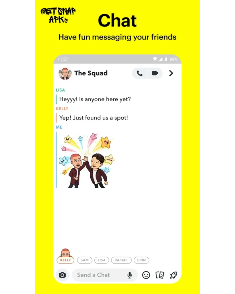 Chat with Your friends On Snapchat Premium APk