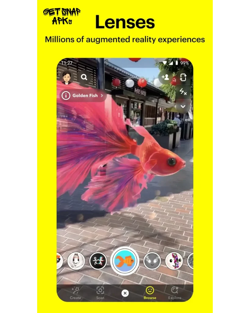 Crazy Lenses And Filters On Snapchat Mod APk